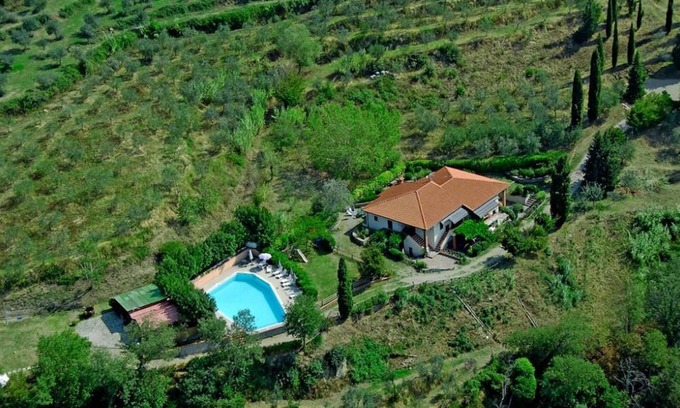 Castelfranco di Sopra Apartamento | Nabucco - Residence Casa Lama - 3 dormitorios, 2 baños, chimenea