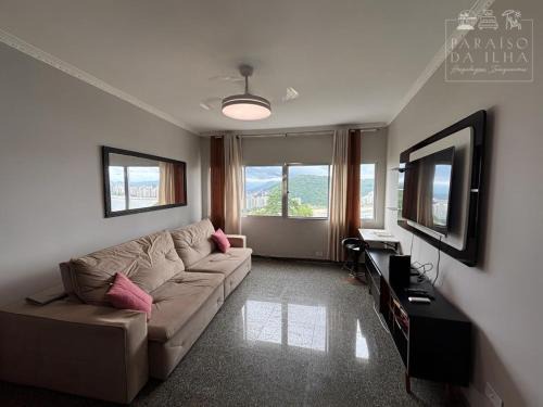 Porchat Island Casa | Apto 1 quarto 1vg, paraíso vista panorâmica ao mar