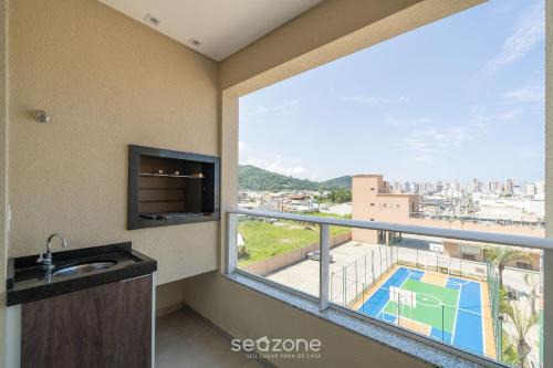 Morretes Apartamento | Apto 2Q c/varanda e piscina em Itapema RSN301