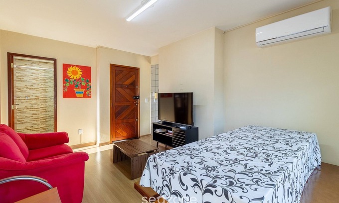 Ingleses Norte Apartamento | Apto c/ Churrasq 650m da Praia QTIB0301