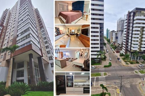Torres Apartamento | Apto centro de Torres-RS - 02 quartos - Ar condicionado sala e suíte - Churrasqueira - Menos de 450mts do mar - Garagem para 01 carro - Aceita Pet