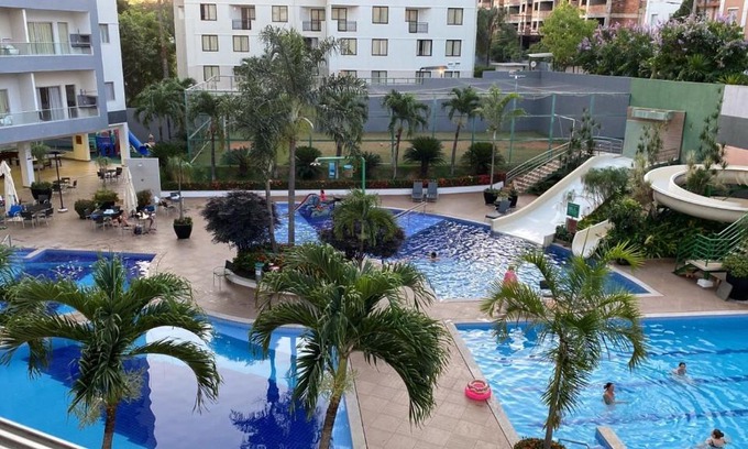 Pousada do Rio Quente Apartamento | Apto com 2 suítes e ótima área de lazer - até 10 pessoas