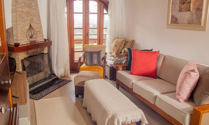 Vila Poran Apartamento | Apto com lazer completo e WiFi em Campos do Jordão