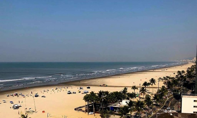 Mirim Apartamento | Apto com Linda Vista para o Mar