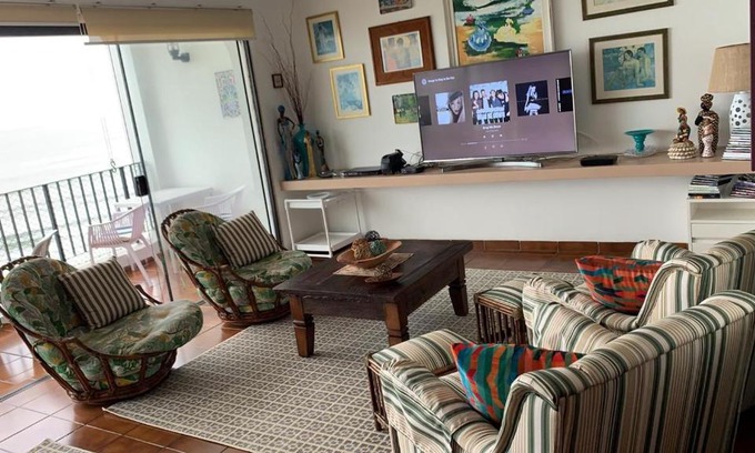 Vila Luis Antonio Apartamento | Apto Guarujá de frente para o mar - Praia Astúrias