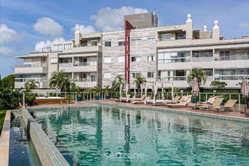 Campeche Norte Apartamento | Apto no cond Thai Beach Home Spa frente mar TBS106