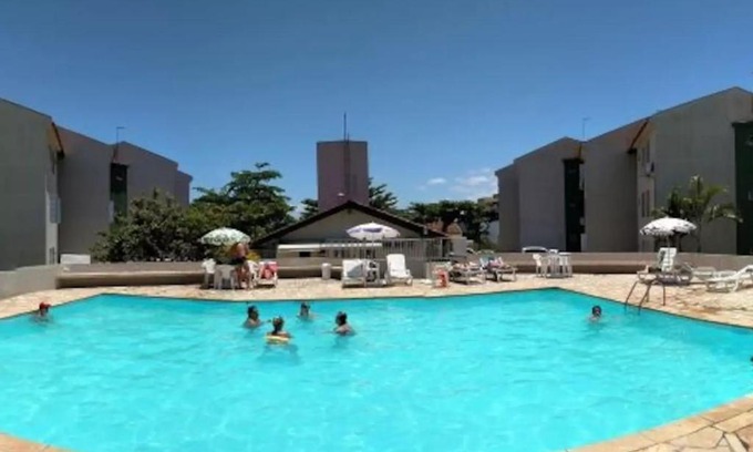 Guaratuba Apartamento | APTO TÉRREO a 50 Metros do MAR em Condomínio com PISCINAS MARAVILHOSAS
