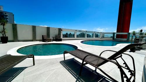 Capoeiras Apartamento | Apto vista magnífica condomínio familiar Floripa