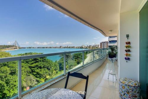 Pontal Apartamento | Apto vista p/rio c/varanda - Pontal BCL402