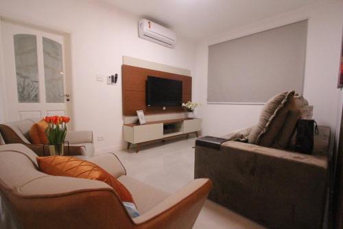 Santos Apartamento | Apto32-Encantador -2 quartos- em Santos-SP com ar condicionado