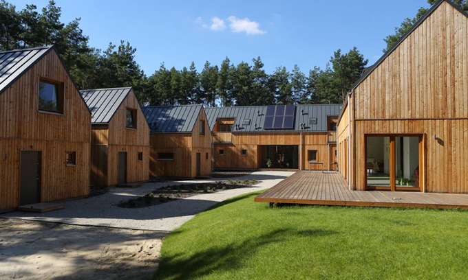 Osjakow Cabaña | 'Aqua cottage' en un pequeño complejo familiar en Forest upon Warta Rive