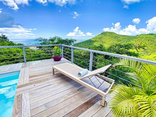 Almond Grove Villa | Aquamarine, private room in Villa Casa Blue pool sea view