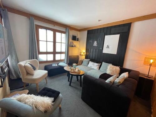 Arc-1950 Apartamento | Arc 1950 - Appartement 2 chambres - Ski-in & out - Grande Terrasse Ensoleillée