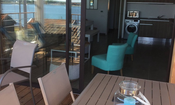 La Teste-de-Buch Apartamento | Apartamento Arcachon con increíbles vistas al mar! Frente al mar CON TERRAZA 4 PERS