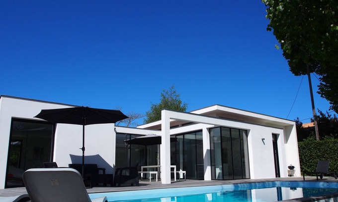 Meschers-sur-Gironde Villa | ARCHITECT VILLA WITH SWIMMING POOL - TREE LAND - NEAR BEACHES AND ROYAN