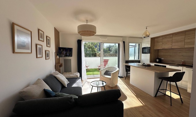 Arradon Apartamento | Arradon Golfe du Morbihan apartment 2 Rooms Terrace.