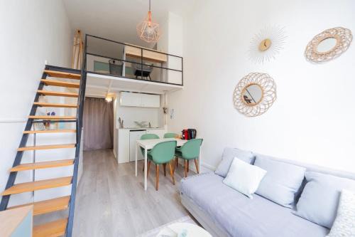 Vaise Apartamento | Art de Recevoir - Le Petit Duplex Cosy proche Métro D Vaise