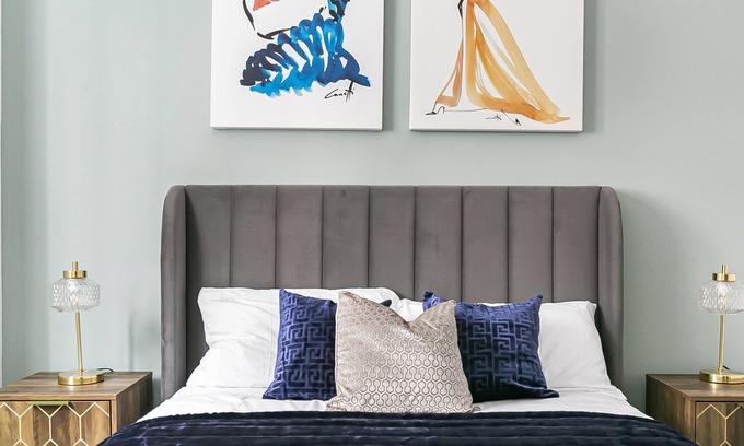 Crouch End Apartamento | Art Deco-inspired property in Crouch End, near London's vibrant attractions.