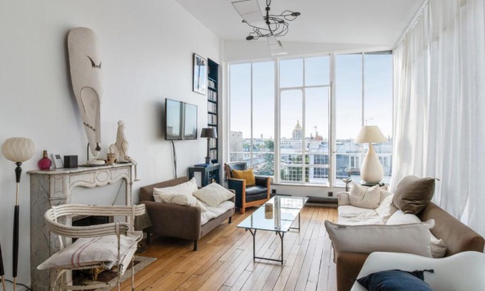 Quartier de l'Ecole-Militaire Apartamento | Artistic flat with an incredible view close to Eiffel Tower - Welkeys