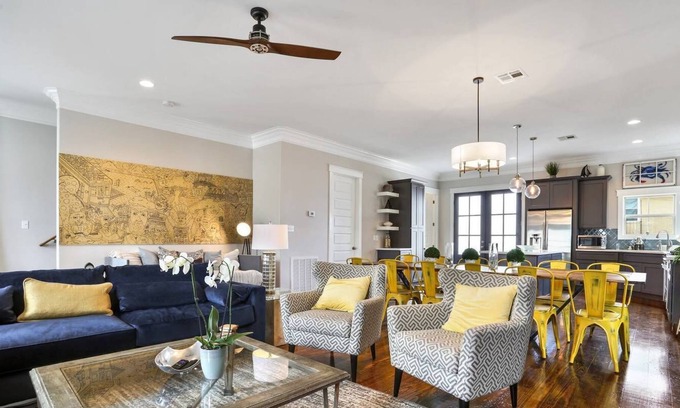 South 7th Ward Casa | Artsy Luxury Home near Frenchmen, FQ