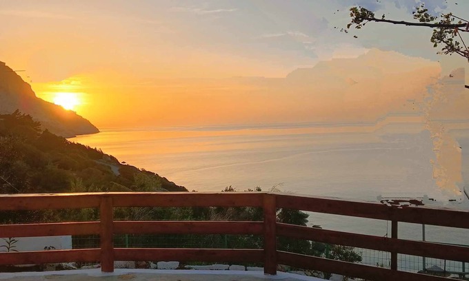 Armenistis Casa | Aspa Stonehouse in Magganitis, endless view of Icarian sea