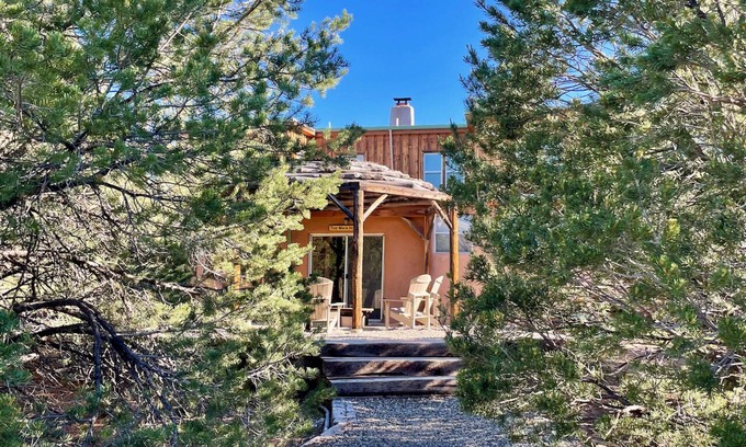 Carson Casa | At Home in the Enchanted Forest of Carson between Taos & Ojo Caliente!