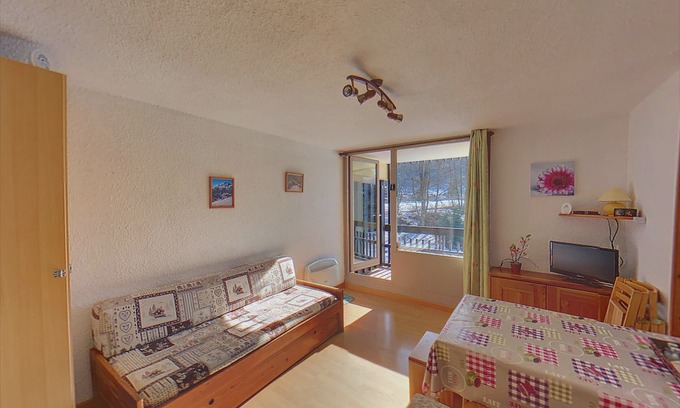 Les Carroz-d'Araches Apartamento | AT208 - Studio aux Carroz proche base de loisirs