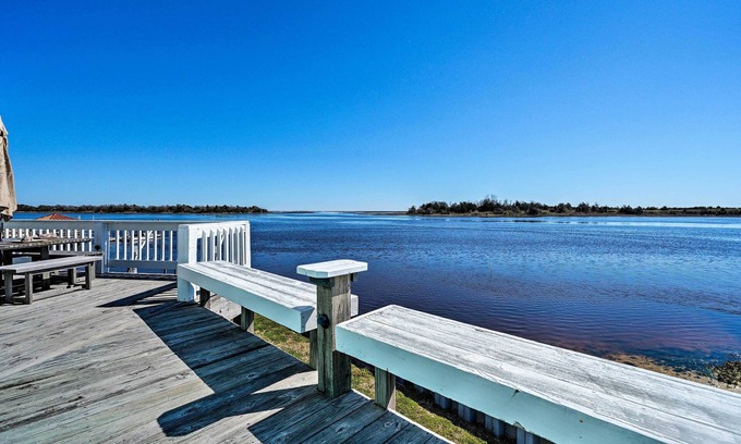 Myrtle Grove Casa | ¡NUEVO! Atlantic Coast Dome Beach House: cubierta y vistas
