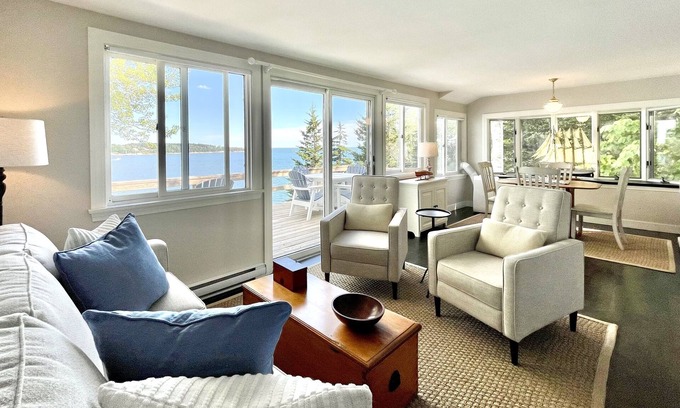 East Boothbay Cabaña | Atlantic Edge - Oceanfront with Stunning Views!