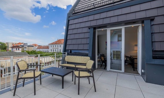 Alt-Travemunde/Ronnau Apartamento | Atlantic Grand Hotel - Studio Plus mit Balkon