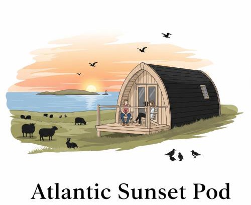 Benbecula Otro | Atlantic Sunset Pod, Isle of Benbecula
