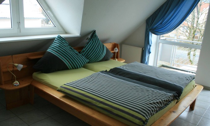 Bad Driburg Apartamento | Ático con una vista maravillosa en Bad Driburg en el Gästehaus Therme-Blick