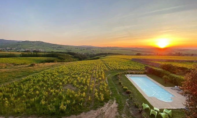 Maconnais Beaujolais Agglomeration Apartamento | Au cœur des vignes Chénas du Beaujolais