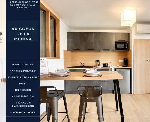 Mont-de-Marsan Apartamento | Au Cœur de la Médina - Centre Ville - Parking