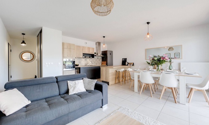 Cran-Gevrier Apartamento | Au fil du Thiou - 2 bedrooms - Parking