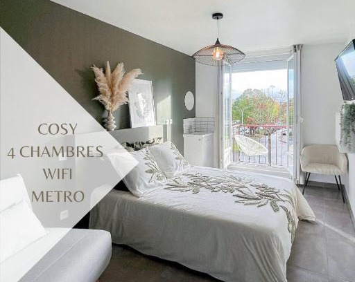 Villejean Apartamento | Auteuil 4 Chambres Wifi Métro à 400m