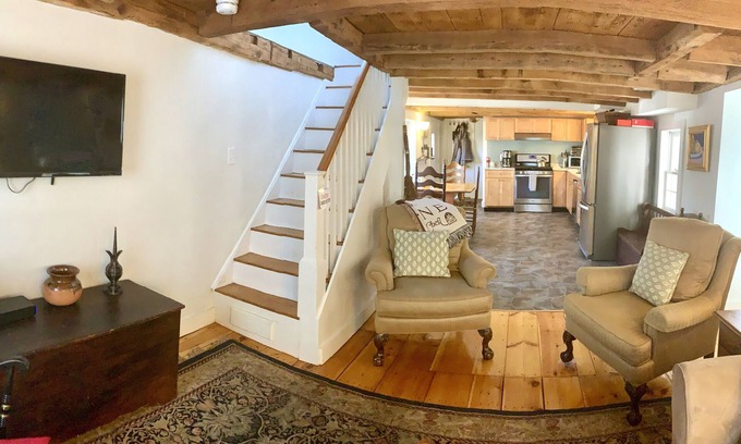 Salem Casa | Auténtico 1739 dos hab cabaña en Salem histórico