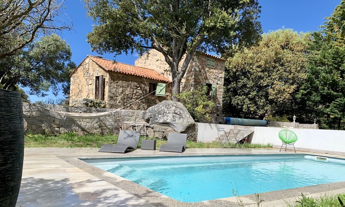Vetricella Villa | Córcega auténtica - Piscina - Casa de granito - Terreno de 3.000 m2