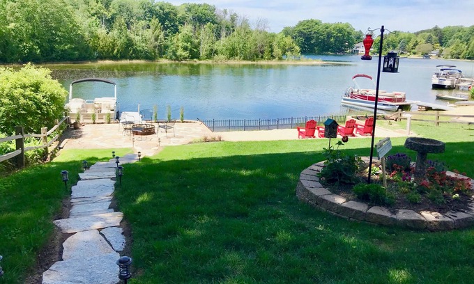 Traverse City Cabina | ESPECIAL DE CAÍDA: Auténtica cabaña de troncos en el hermoso Silver Lake