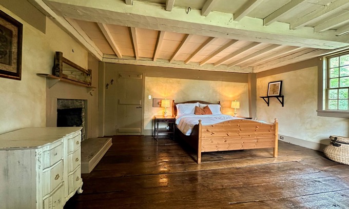 Bozrah Otro | Authentically Restored Historic Farmhouse on 96 Acres!