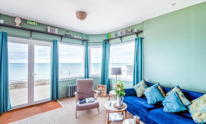 Saint-Regnobert-de-la-Cote-de-Nacre Apartamento | Aux Bains des Mots - vue mer