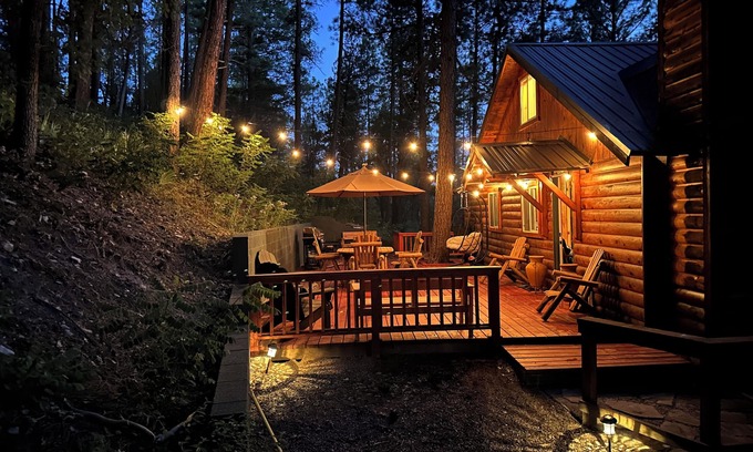 Payson Cabina | Avail this weekend! Secluded Patio, min to Tonto National Forest! Private