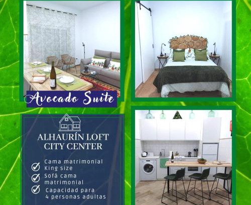 Alhaurín de la Torre Apartamento | Avocado Suite by Alhaurín Loft City Center