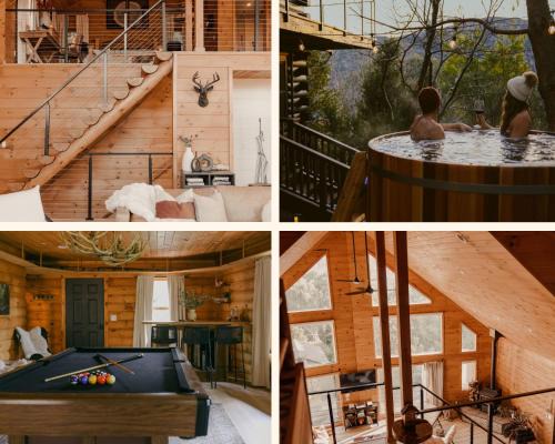 Julian Casa | Award-winning Aframe Chalet Cedar Hottub Views