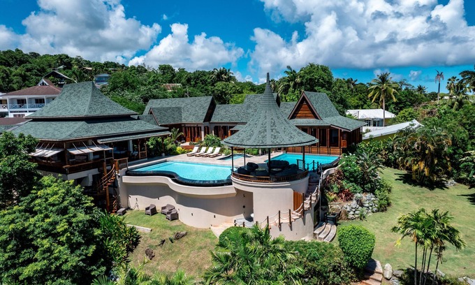 Bacolet Villa | Award Winning Balinese Ocean Front Luxury Villa, Ohana Villa, Tobago, WI