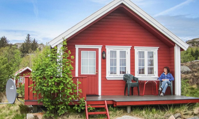 Spangereid Casa | Bonita casa en Spangereid con cocina