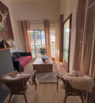 Ax-les-Thermes Apartamento | Ax 3 Domaines Plateau de Bonascre Charmant duplex face aux pistes avec terrasse