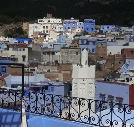 Medina of Chefchaouen Hotel | AYMANE ROOFTOP budget panoramic HOTEL