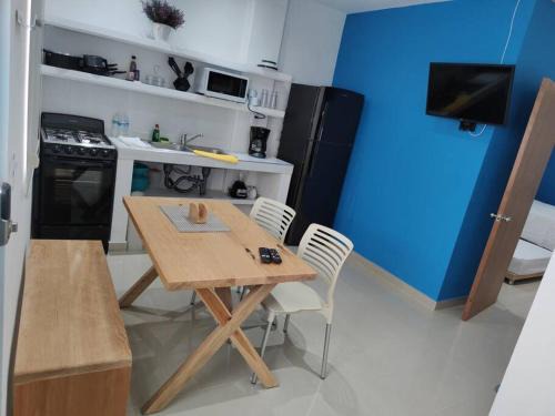 Tejalpa Apartamento | Azul departamento 34 m2 Nuevo