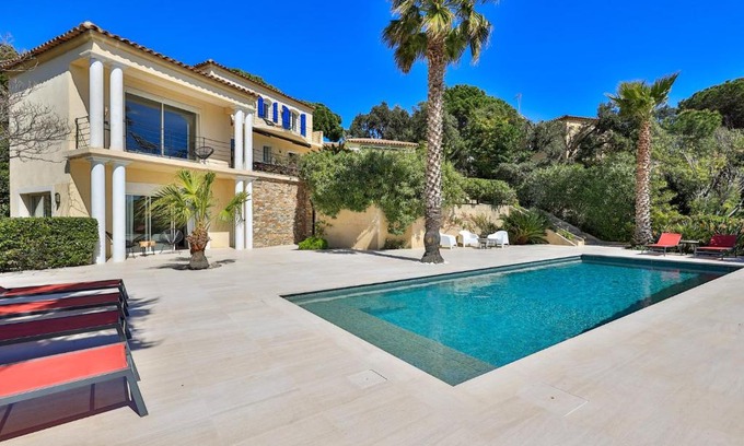 Plage de la Garonnette Villa | AZUR, amazing sea views, heated pool